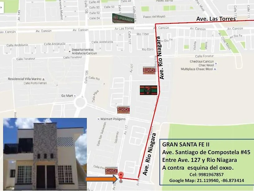 Villas Santa Fe 坎昆 公寓
